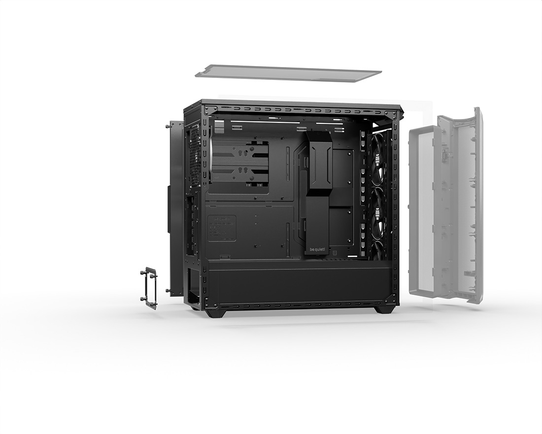 SHADOW BASE 800 FX | Black silent PC cases from be quiet!